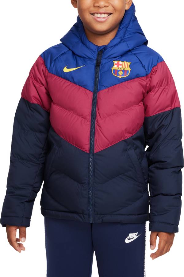 Nike Youth FC Barcelona Royal Puffy Jacket product image