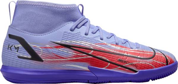 Nike Kids' Mercurial Superfly 8 Academy KM Indoor Soccer Shoes