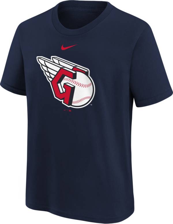 Nike Youth Cleveland Guardians Navy Logo Legend T-Shirt