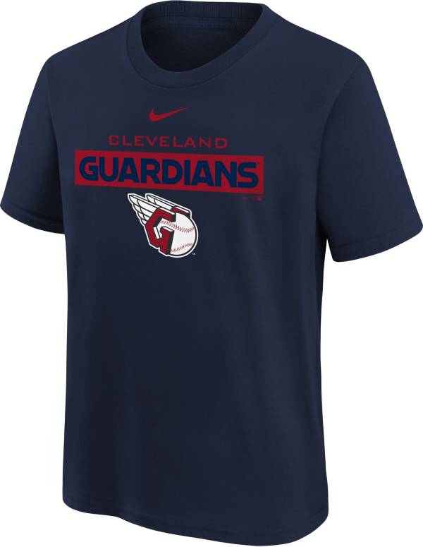 Nike Youth Cleveland Guardians Navy T-Shirt