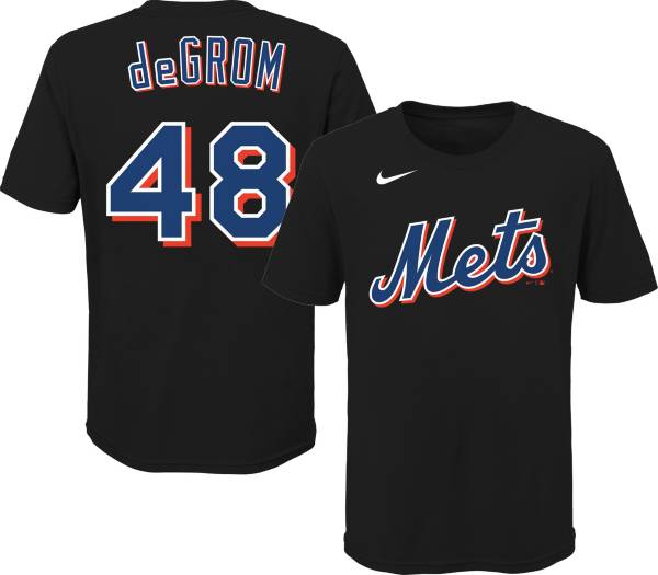 Outerstuff Youth New York Mets Jacob deGrom #48 Black T-Shirt product image