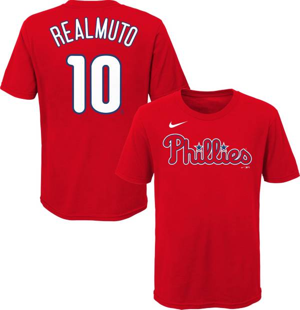 Nike Youth Philadelphia Phillies J.T Realmuto #10 Red Replica Jersey product image