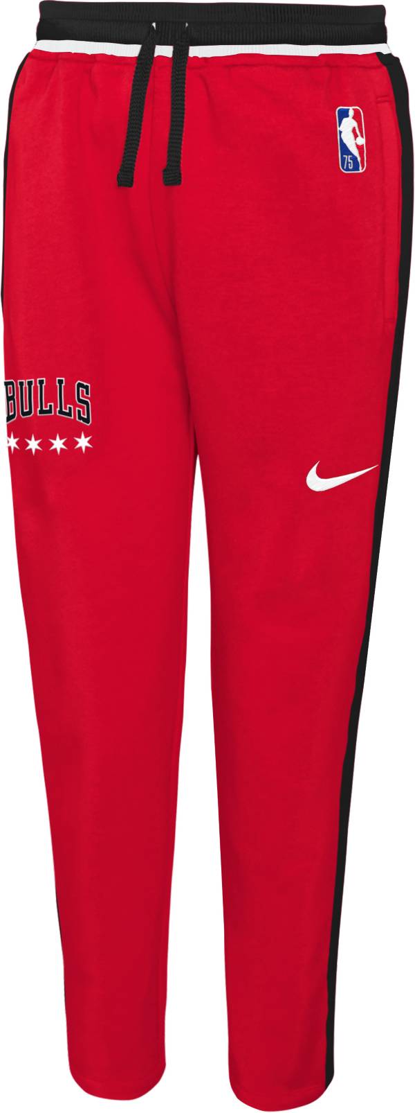 Nike Youth 2021-22 City Edition Chicago Bulls Red Showtime Sweatpants
