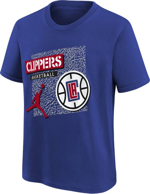 Jordan Youth Los Angeles Clippers Blue Statement T-Shirt product image