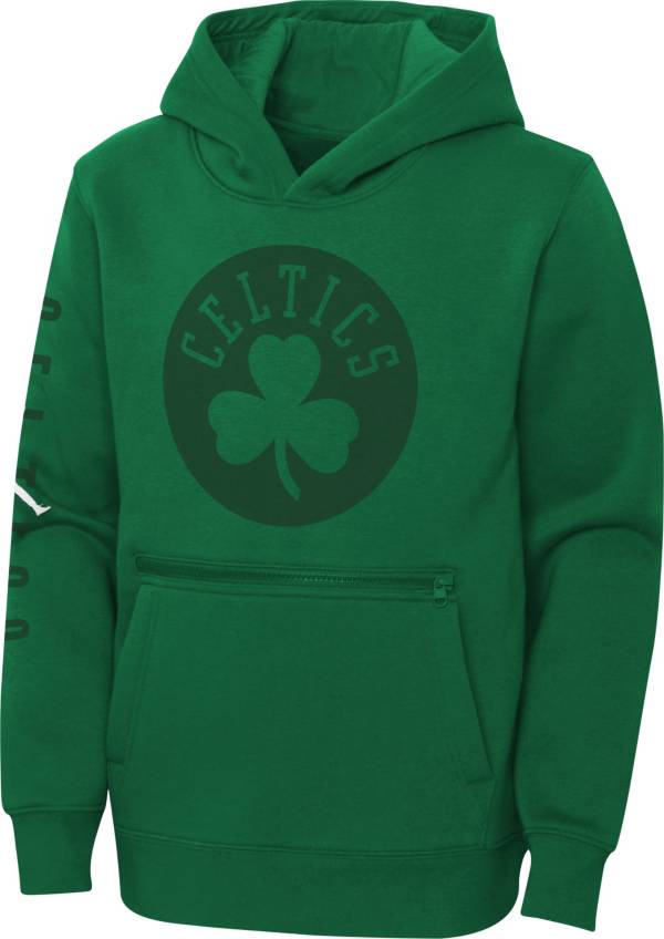 Jordan Youth Boston Celtics Green Statement Pullover Hoodie