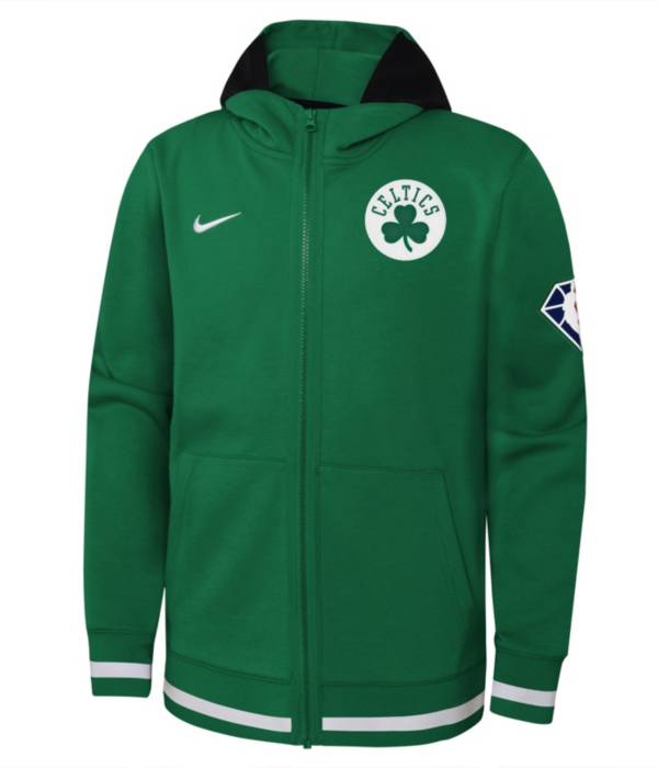 Nike Youth Boston Celtics Green Showtime Full Zip Hoodie