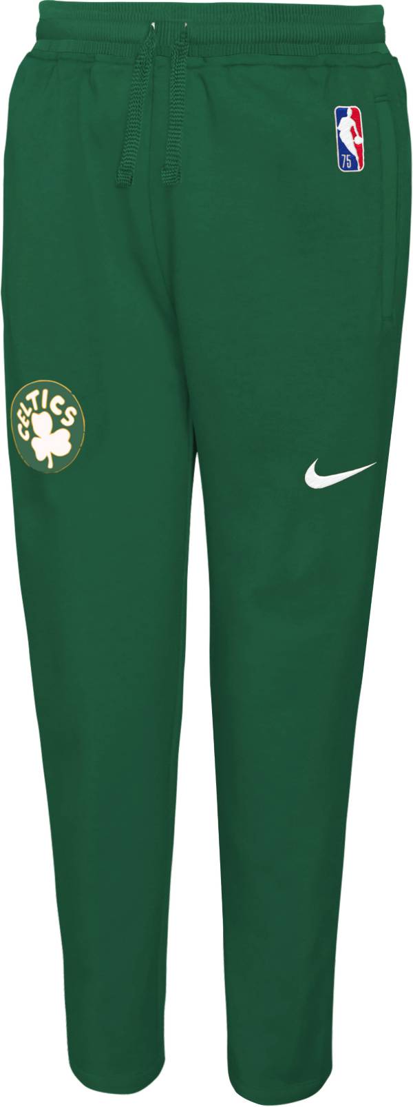 Nike Youth 2021-22 City Edition Boston Celtics Green Showtime Sweatpants