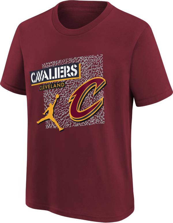 Jordan Youth Cleveland Cavaliers Red Statement T-Shirt