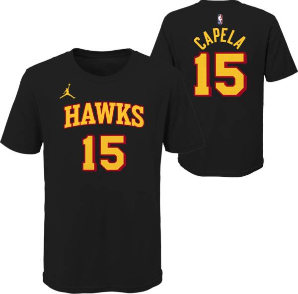Gen2 Youth Atlanta Hawks Clint Capela #15 Black Statement T-Shirt