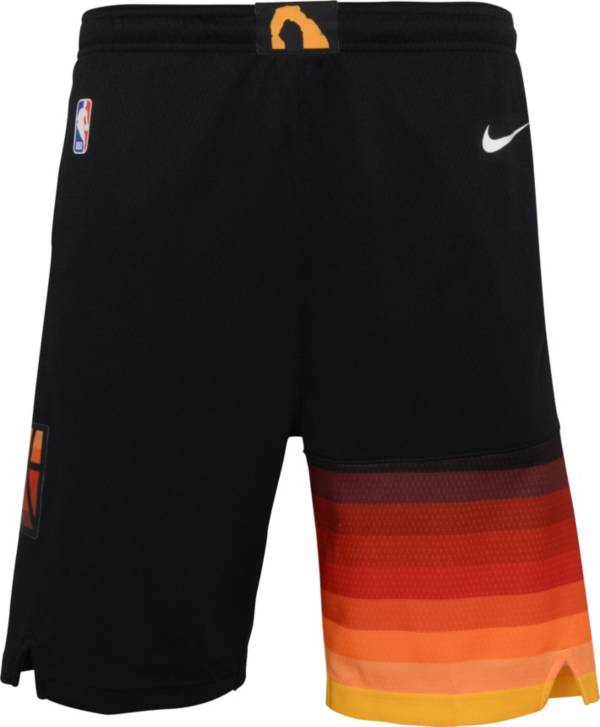 Nike Youth Utah Jazz Black Dri-FIT Swingman Shorts