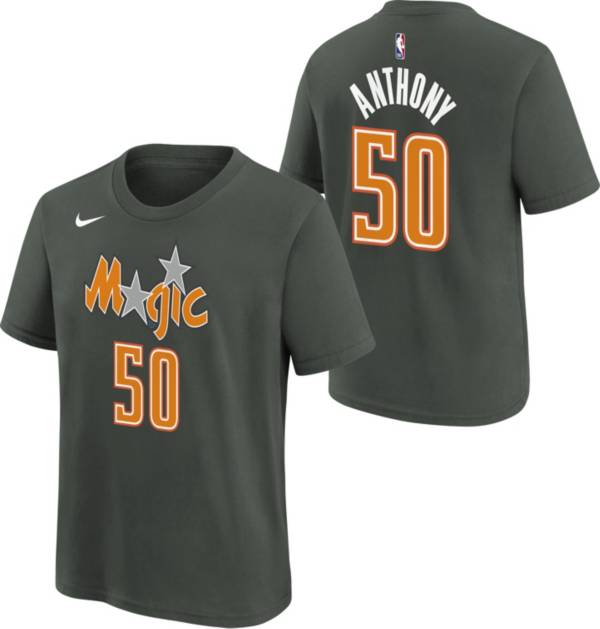 Nike Youth 2021-22 City Edition Orlando Magic Cole Anthony #50 Grey Player T-Shirt