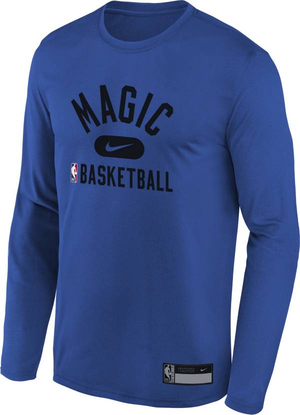 Nike Youth Orlando Magic Royal Long Sleeve Practice Shirt