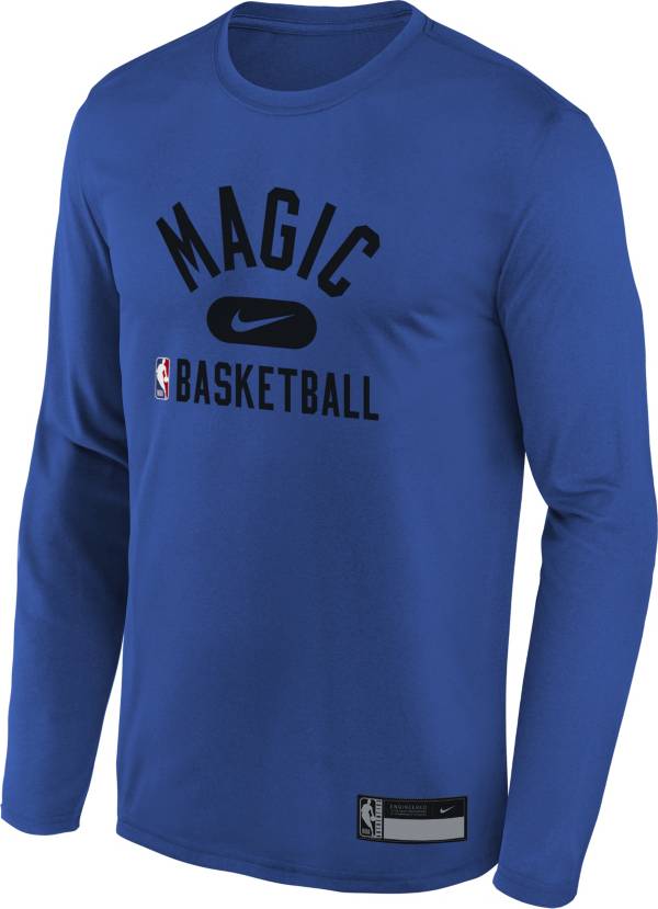 Nike Youth Orlando Magic Royal Long Sleeve Practice Shirt product image