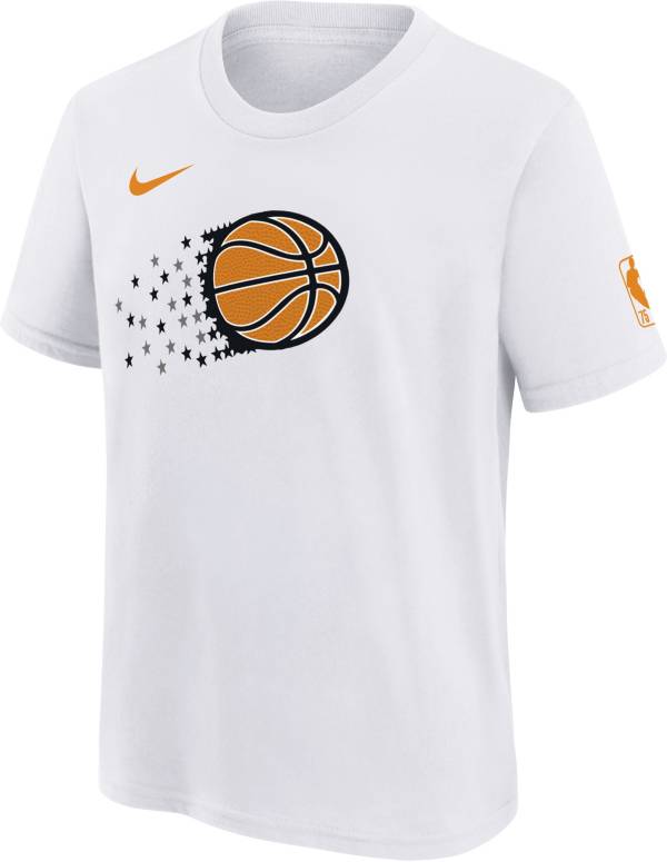 Nike Youth 2021-22 City Edition Orlando Magic White Logo T-Shirt