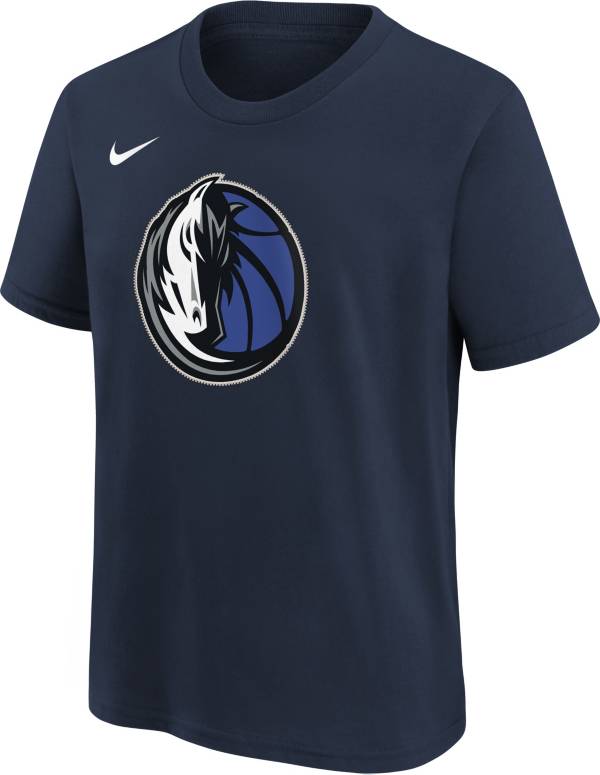 Nike Youth Dallas Mavericks Navy Logo T-Shirt