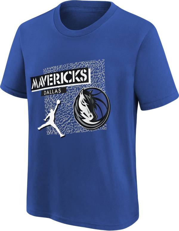 Jordan Youth Dallas Mavericks Royal Statement T-Shirt