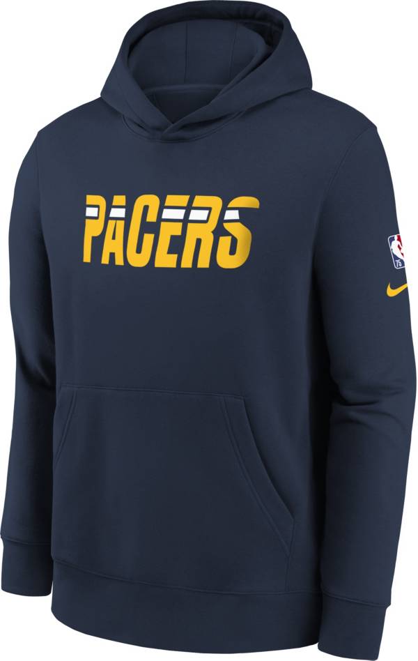 Nike Youth 2021-22 City Edition Indiana Pacers Navy Essential Pullover Hoodie