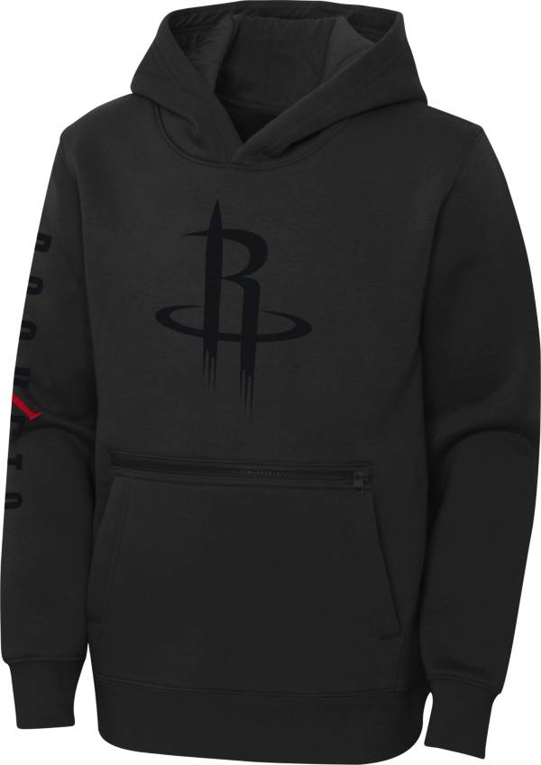 Jordan Youth Houston Rockets Black Statement Pullover Hoodie