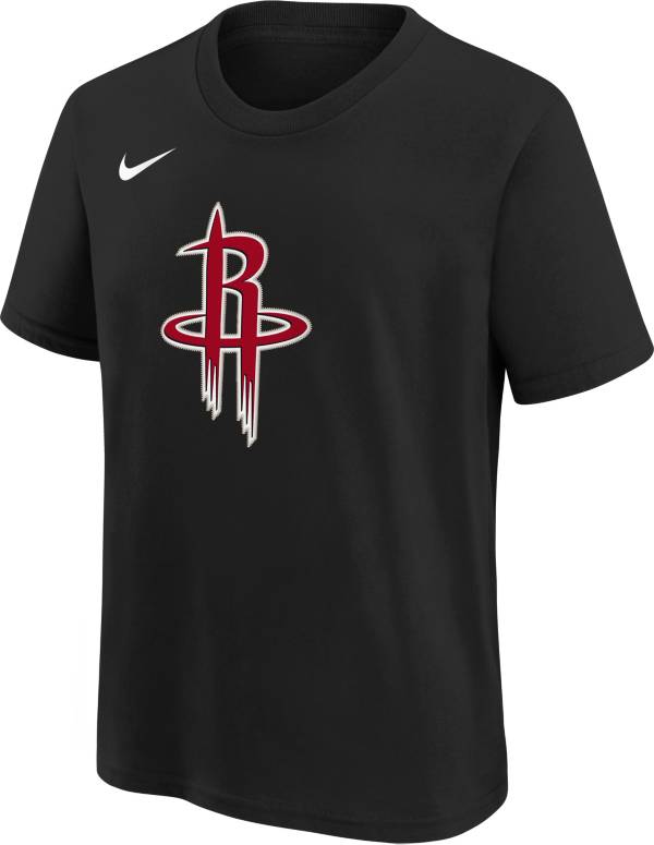 Nike Youth Houston Rockets Black Logo T-Shirt