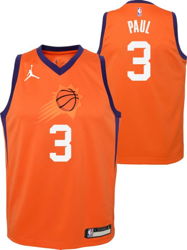 Jordan Youth Phoenix Suns Chris Paul #3 Orange Dri-FIT Swingman Jersey