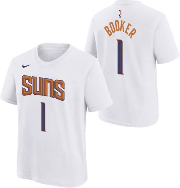 Nike Youth Phoenix Suns Devin Booker #1 White T-Shirt product image