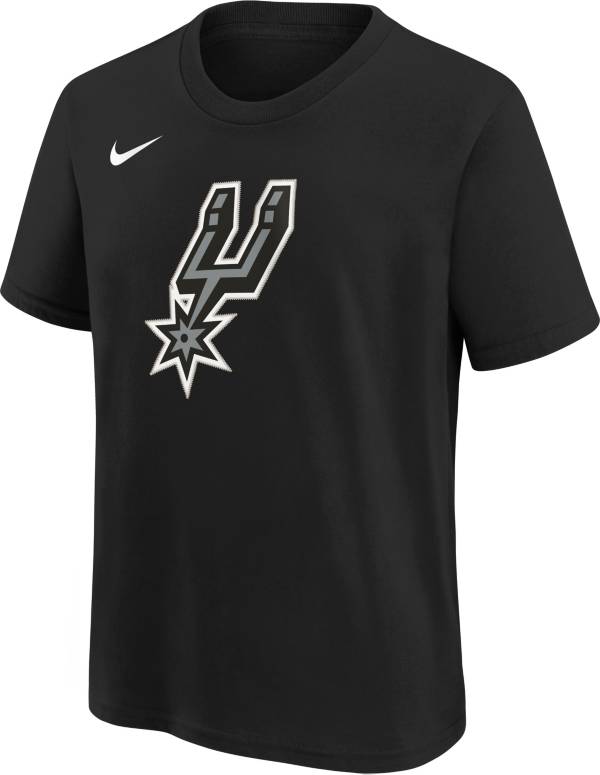 Nike Youth San Antonio Spurs Black Logo T-Shirt