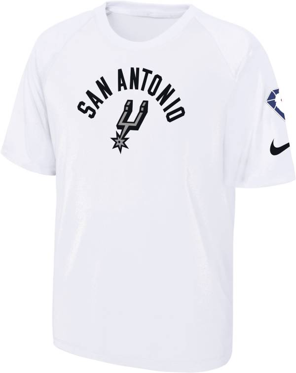 Nike Youth 2021-22 City Edition San Antonio Spurs White Pregame Shirt product image