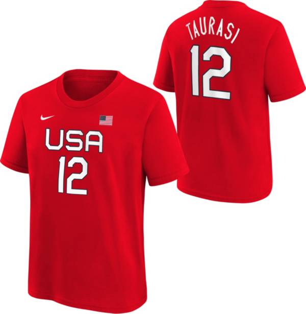 Nike Youth USA Basketball Diana Taurasi #12 Red T-Shirt