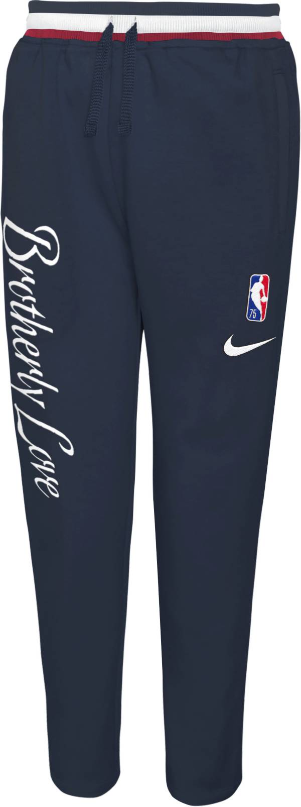 Nike Youth 2021-22 City Edition Philadelphia 76ers Navy Showtime Sweatpants