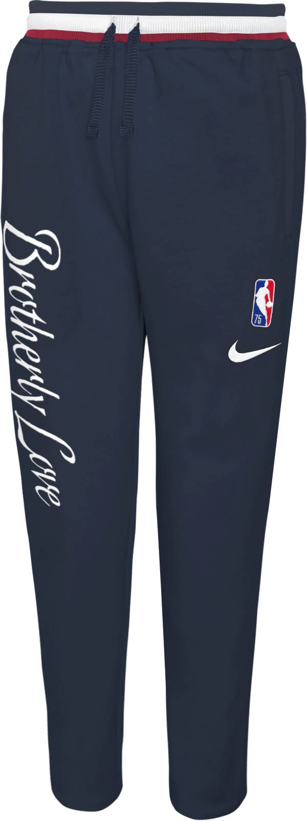 Nike Youth 2021-22 City Edition Philadelphia 76ers Navy Showtime Sweatpants product image
