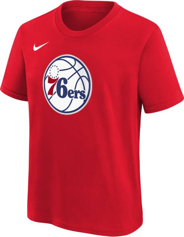 Nike Youth Philadelphia 76ers Red Logo T-Shirt