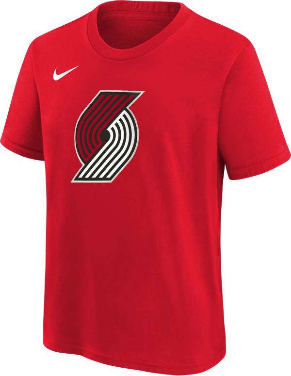 Nike Youth Portland Trail Blazers Red Logo T-Shirt