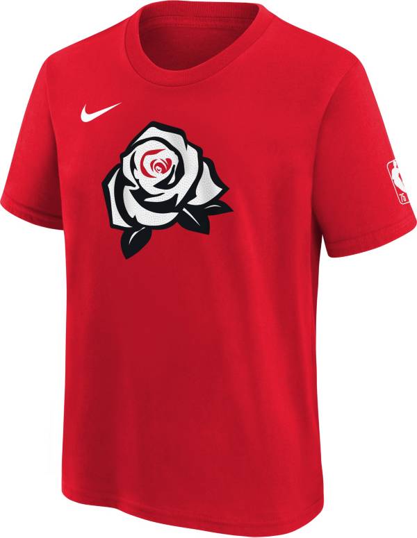 Nike Youth 2021-22 City Edition Portland Trail Blazers Red Logo T-Shirt product image