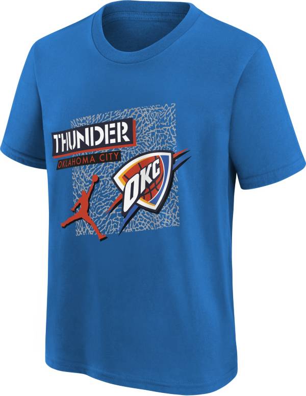 Jordan Youth Oklahoma City Thunder Blue Statement T-Shirt product image