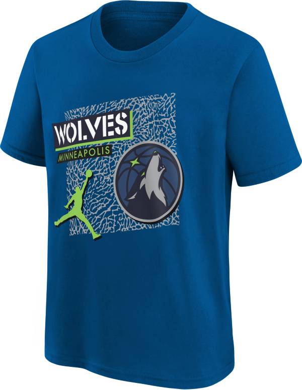 Jordan Youth Minnesota Timberwolves Blue Statement T-Shirt product image