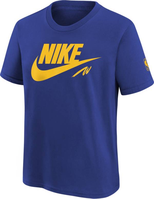 Nike Youth Golden State Warriors Blue Futura T-Shirt