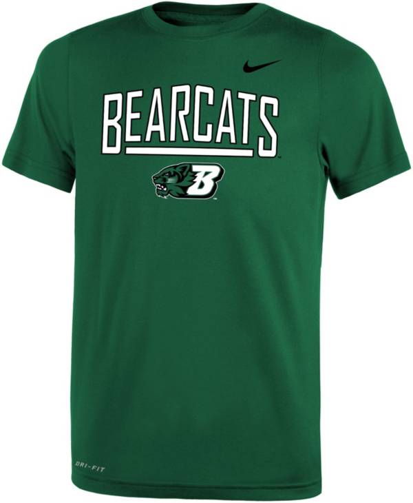 Nike Youth Binghamton Bearcats Dark Green Dri-FIT Legend T-Shirt