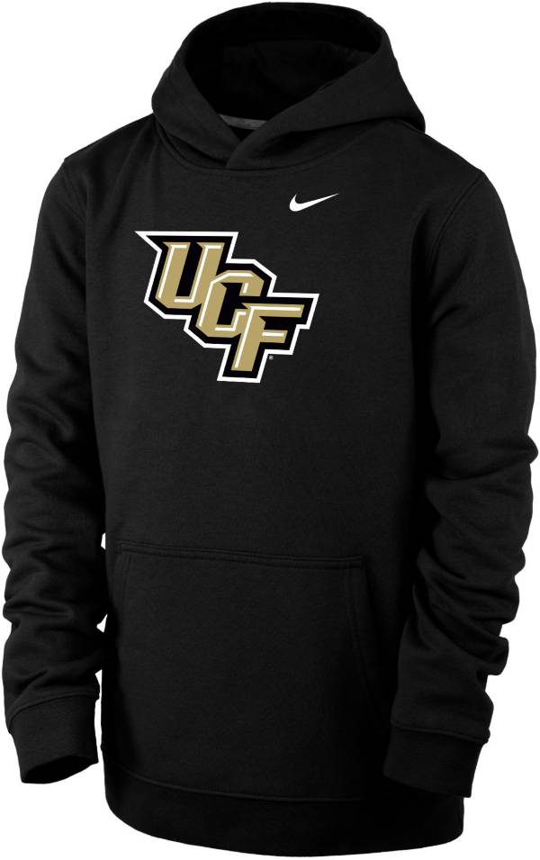 Nike Youth UCF Knights Club Fleece Pullover Black Hoodie