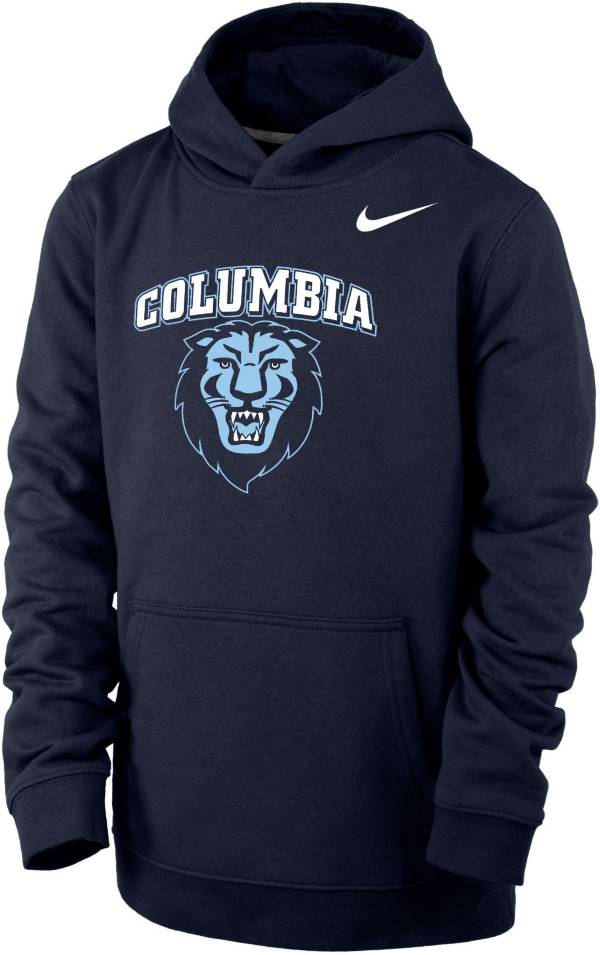 Nike Youth Columbia Lions Columbia Blue Club Fleece Pullover Hoodie