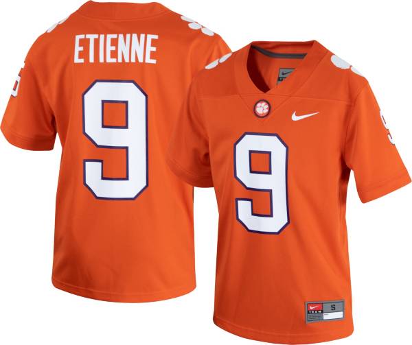 Nike Youth Clemson Tigers Travis Etienne #9 Orange Football Jersey