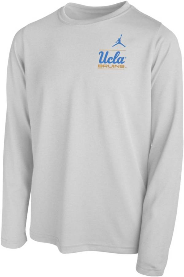 Jordan Youth UCLA Bruins Legend White Long Sleeve Tee