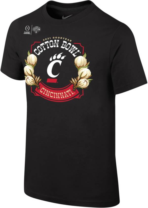 Youth College Football Playoff 2021 Goodyear Cotton Bowl Bound Cincinnati Bearcats T-Shirt