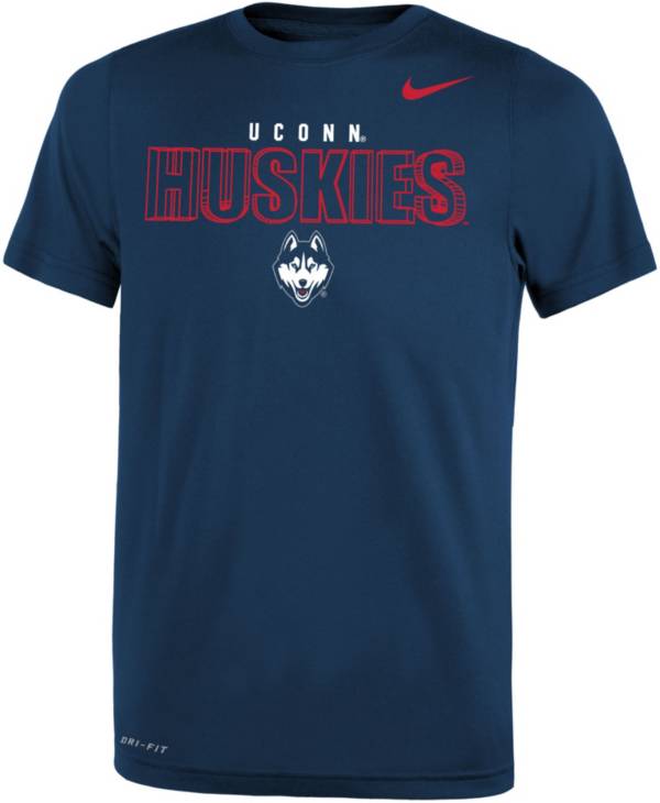 Nike Youth UConn Huskies Blue Dri-FIT Legend T-Shirt