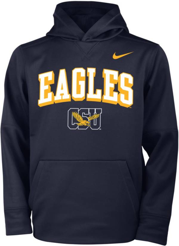 Nike Youth Coppin State Eagles Navy Therma-FIT Pullover Hoodie