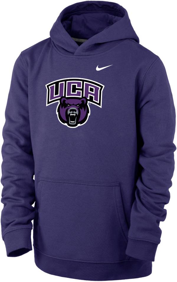 Nike Youth Central Arkansas Bears  Purple Club Fleece Pullover Hoodie product image