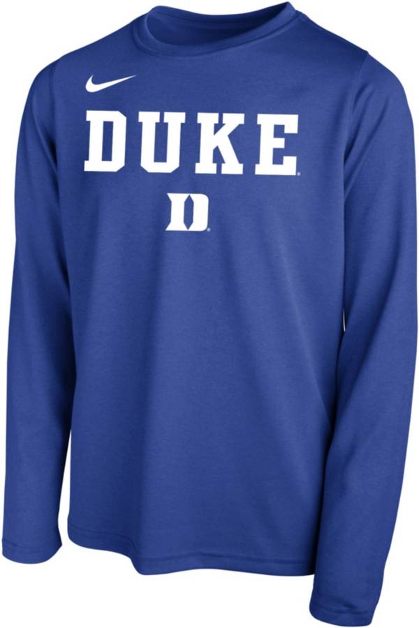 Nike Youth Duke Blue Devils Duke Blue Dri-FIT Legend Long Sleeve Tee
