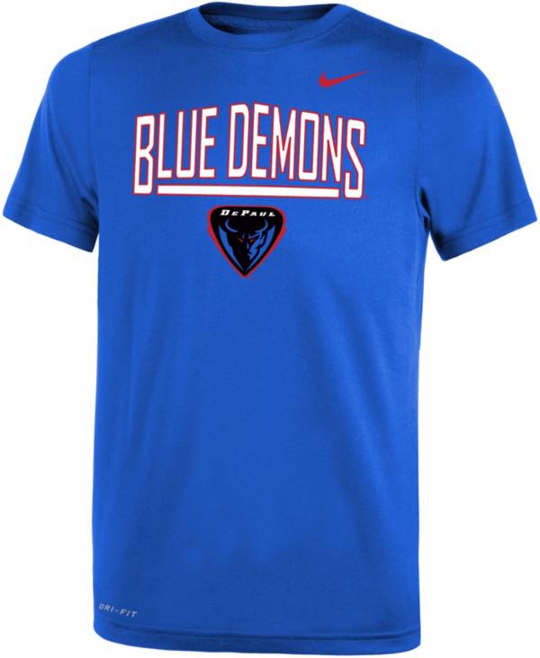 Nike Youth DePaul Blue Demons Royal Blue Dri-FIT Legend T-Shirt