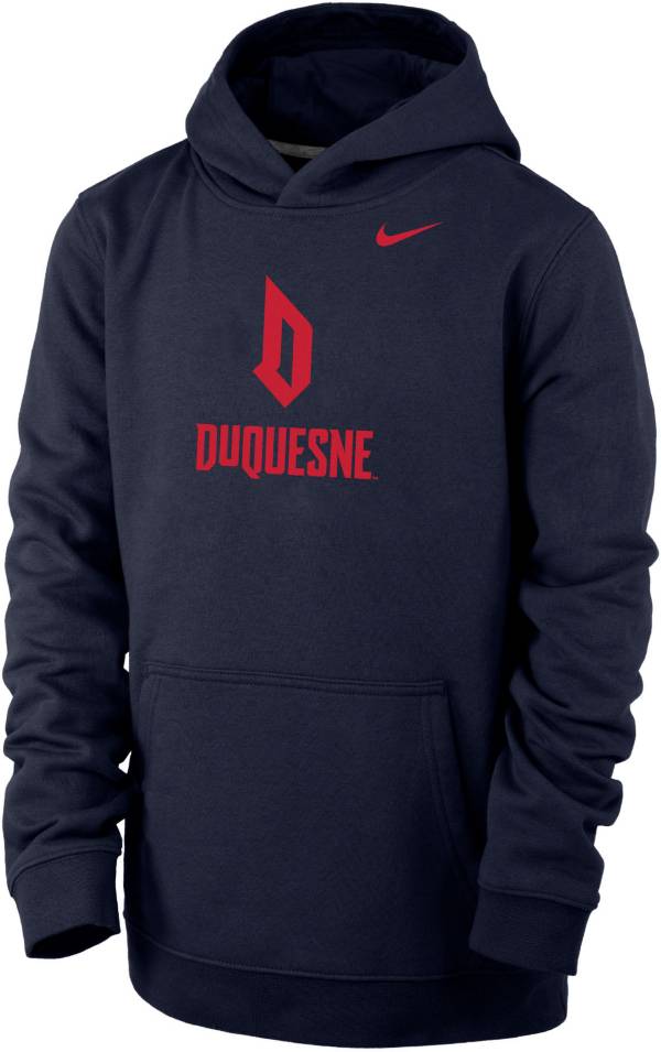 Nike Youth Duquesne Dukes Blue Club Fleece Pullover Hoodie