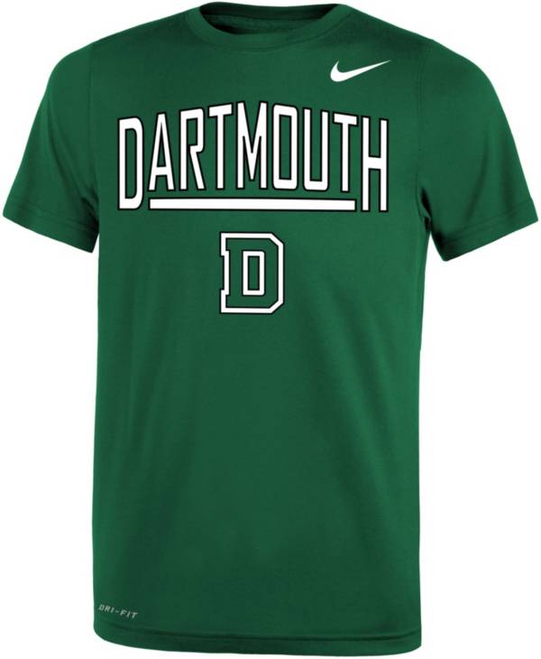 Nike Youth Dartmouth Big Green Dartmouth Green Dri-FIT Legend T-Shirt