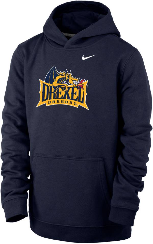 Nike Youth Drexel Dragons Blue Club Fleece Pullover Hoodie